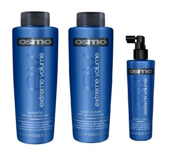 Osmo Extreme Volume Shampoo 400ml, Conditioner 400ml and Root Lifter 250ml