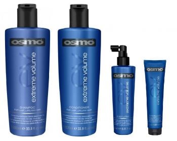 Osmo Extreme Volume Shampoo 1000ml, Conditioner 1000ml, Thickening Creme 150ml and Root Lifter 250ml