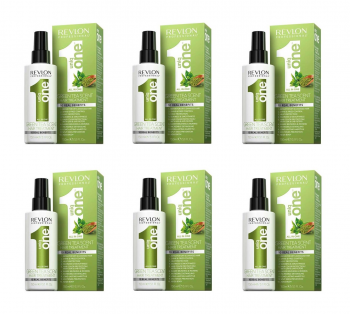 Revlon Uniq 1 All In One Green Tea Hair Treatment 150ml x6