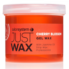 Salon System Just Wax Red Cherry & Jasmine Gel Wax 450g