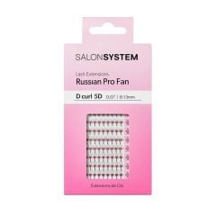 Salon System Lash Extensions Russian Pro Fan D Curl 5D 0.07 8-13mm
