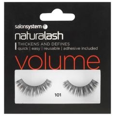 Salon System Naturalash Re-Usable Eyelashes - Black - 101