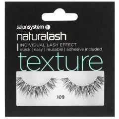 Salon System Naturalash Volume Strip Eyelashes - Black - 109