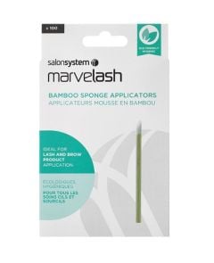 Salon System Marvelash Bamboo Sponge Applicators (100)
