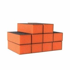 The Edge Orange 3-way Sanding Block - Grit 100/180 (10)