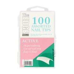 The Edge 100 Active Nail Tips Assorted