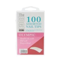 The Edge 100 Olympic Nail Tips Assorted