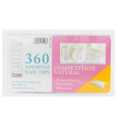 The Edge 360 Competition Natural Nail Tips Assorted