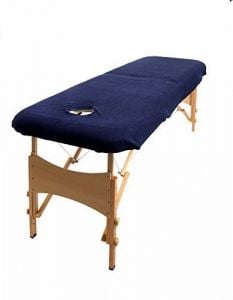 Head Gear Massage Couch Cover With Face Hole - Navy