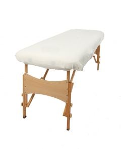 Head Gear Massage Couch Cover Without Face Hole - White