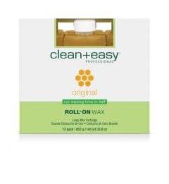 Clean+Easy Original Roll-On Wax Refill Cartridge Large (12)