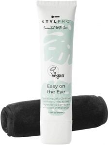 StylPro Easy On The Eye Hydrating Gel Cleanser 100ml & Cloth