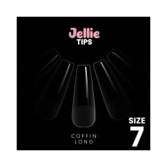 Halo Jellie Nail Tips Coffin Long Size 7 (50)