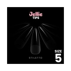 Halo Jellie Nail Tips Stiletto Size 5 (50)