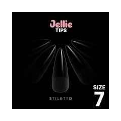 Halo Jellie Nail Tips Stiletto Size 7(50)