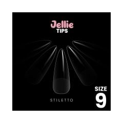 Halo Jellie Nail Tips Stiletto Size 9 (50)