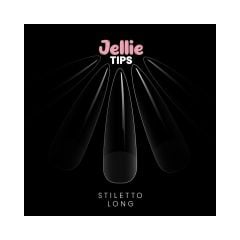 Halo Jellie Nail Tips Stiletto Long Sizes 0-11 (120)