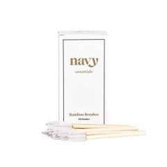 Navy Bamboo Brushes
