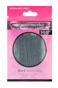 Brushworks Black Bobby Pins (50)