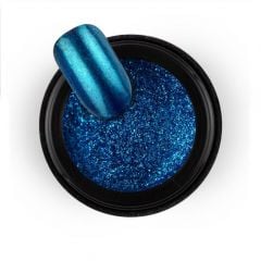 Brillbird Chrome Powder Mirror Blue