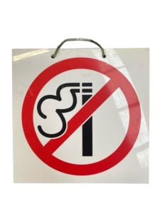 No Smoking Shop Sign