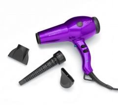 Diva Ultima 5000 Pro Hair Dryer + Free Air Styling Wand Purple