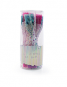 Colortrak Mini Glitter Brushes 24 Pack Canister