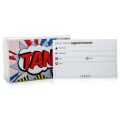 Agena Tanning Appointment Cards Pop Art