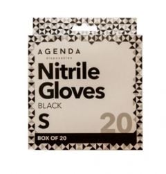 Agenda Disposibles Nitrile Gloves Black Small (20)