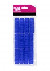 Head Gear Cling Hair Rollers - Small Dark Blue 15mm (12)