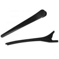 Head Gear Black Plastic Sectioning Clips (6)