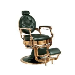 Mirplay Kirk Green and Copper Barber Chair