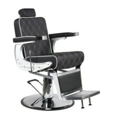 Mirplay Karl Barber Chair Quilted Black