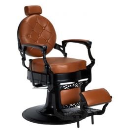 Mirplay Check Barber Chair Brown/Black