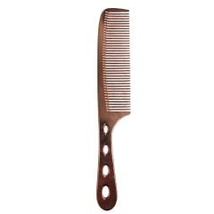 BarberStyle Rose Gold Metal Flat Top Comb