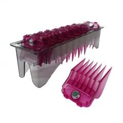 BarberStyle Transparent Purple Premium Magnetic Guards