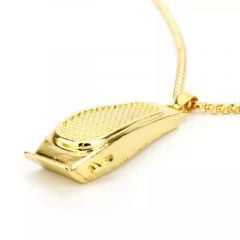 BarberStyle Gold Clipper Necklace