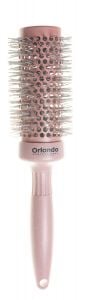 Crewe Orlando Ionic Heat Retaining Wheat Hair Brush 43mm - Rose