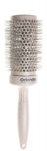 Crewe Orlando Ionic Heat Retaining Wheat Hair Brush 53mm - Vanilla