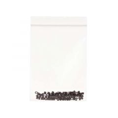 Beauty Works Aluminium Micro Rings Brown 100 Pieces