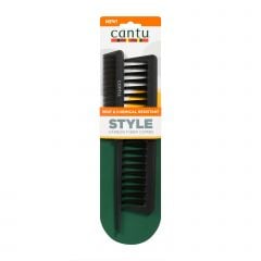 Cantu Carbon Heat Resistant Comb Set