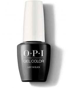 OPI GelColor Lady In Black® Gel Polish 15ml