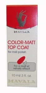 Mavala Color-Matt Top Coat 10ml