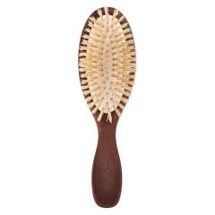 Christophe Robin Travel Hair Brush 100% Natural Boar-Bristle & Wood