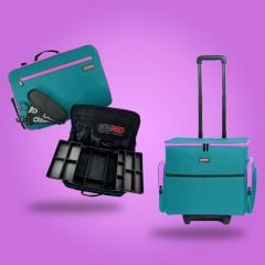 G&B Pro Crossover Mobile Station Mid Size - Blue/Pink