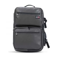 G&B Pro Premium Leather Collection All-In-One Mobile Station Full Size - Grey/Black