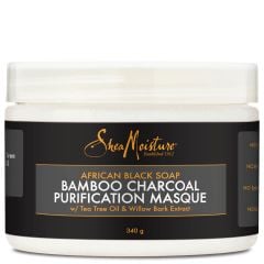 Shea Moisture African Black Soap Bamboo Charcoal Masque 340ml