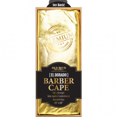 Black Ice El Dorado Gold Barber Cape