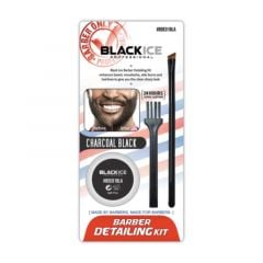 Black Ice Barber Detailing Kit Charcoal Black