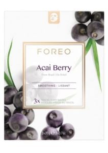 Foreo Farm to Face Acia Berry Hydrating Tencel Sheet Mask x3